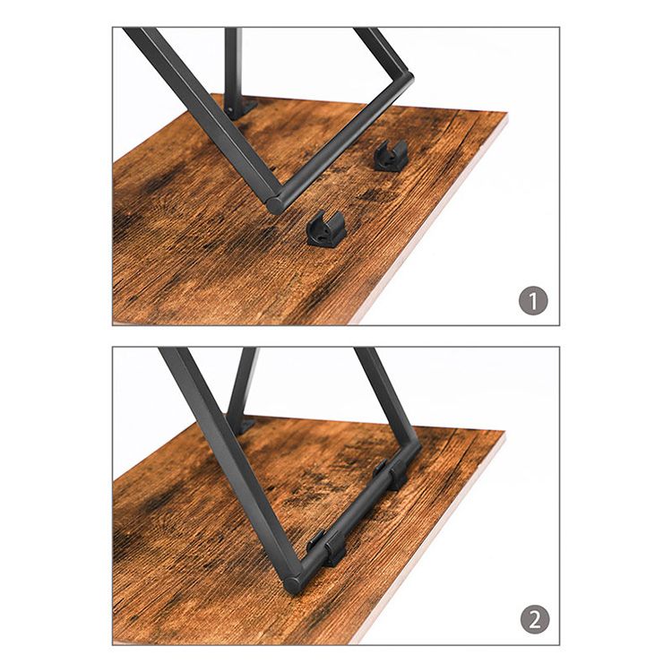 HOOBRO Folding TV Tray Tables Set of 2 Side Tables for Small