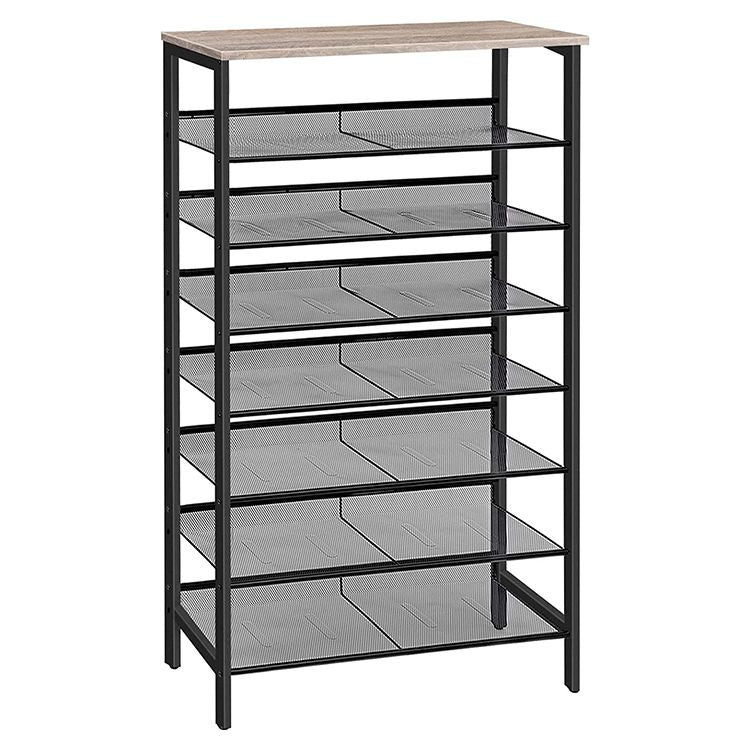 Metal discount shoe storage